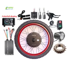 Kit de conversión de bicicleta eléctrica Enduro, 72V, 500W, 3000W, Motor de cubo trasero, kit de motor de rueda enduro