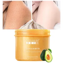 Corpo esfrega esfoliante pele de frango acne maçante hidratante clarear creme de massagem da pele limpeza profunda encolher poros cuidados com o corpo 250g