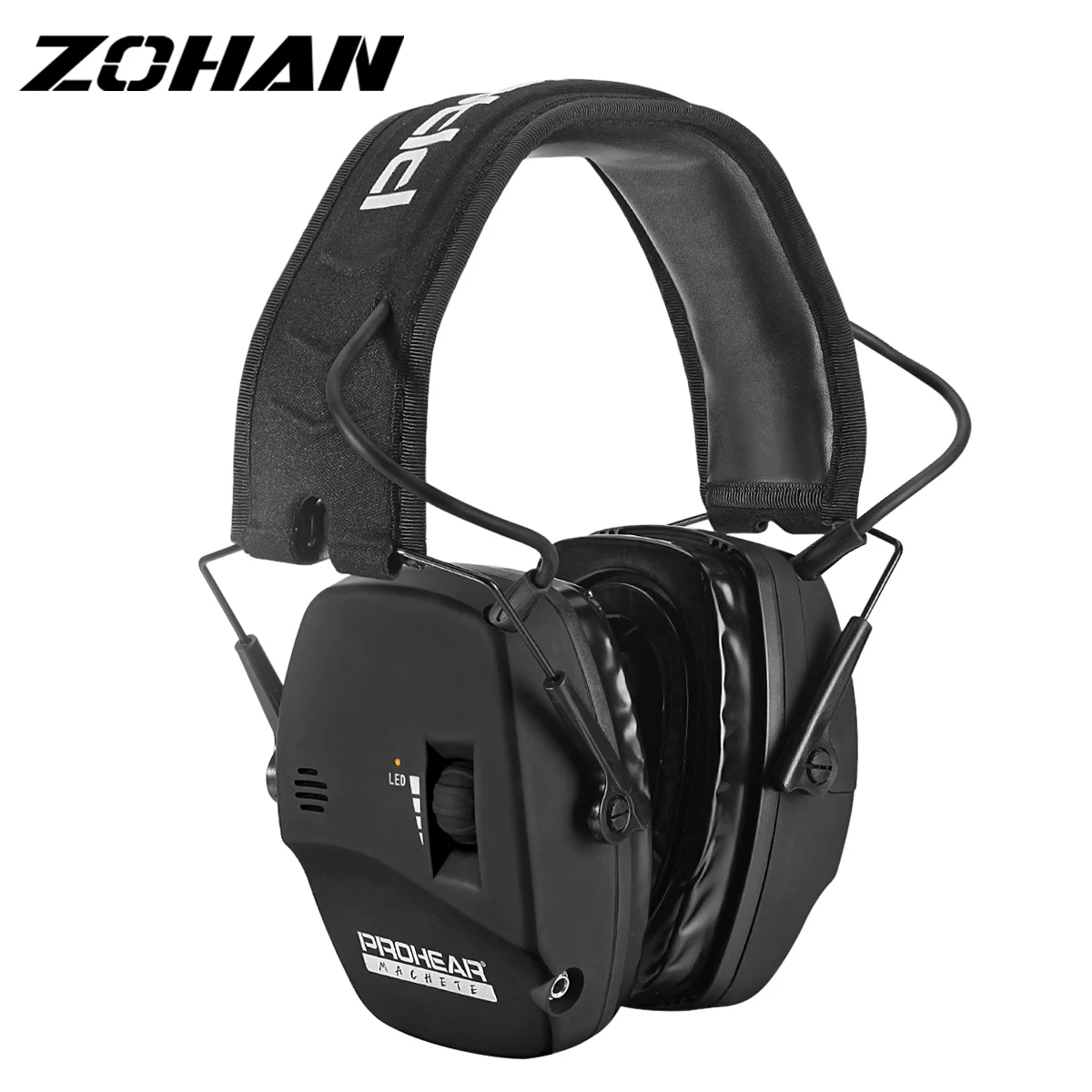 ZOHAN Digital Electronic Shooting cuffie antirumore caccia amplificazione del suono cuffie protezione dell'udito a basso profilo