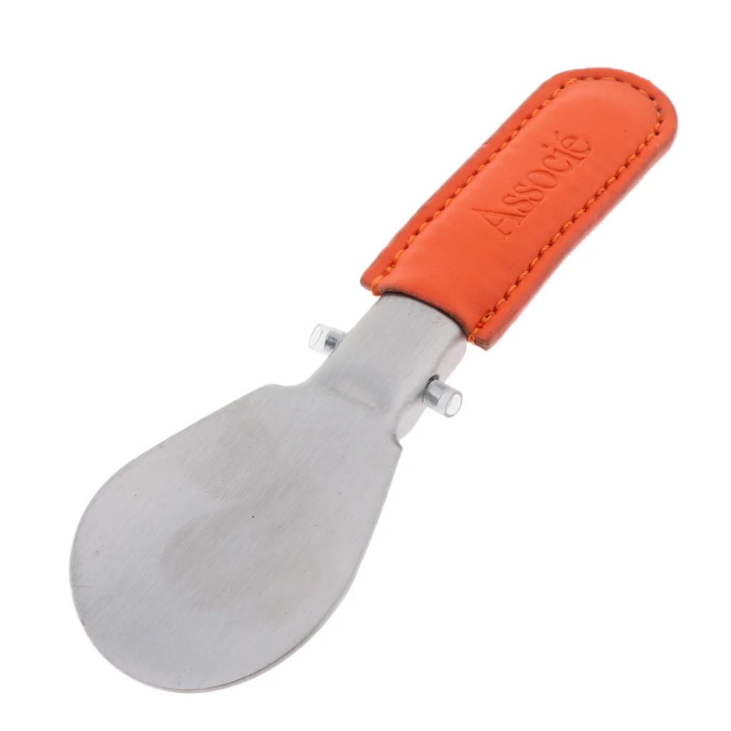 

Stainless Steel Shoe Horn Folding Shoe Spoon Leather Shoe Accessories Orange