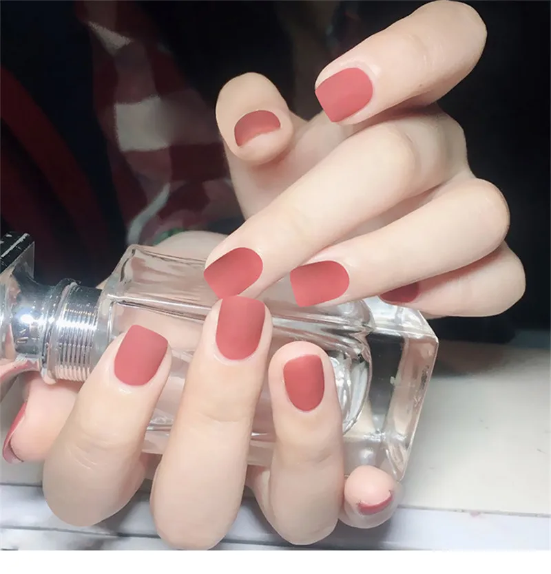 DIY Модные накладные ногти 24 шт/партия готовые предварительно дизайнерские полные акриловые накладные ногти 3D Советы Искусственные накладные ногти 28 цветов на выбор