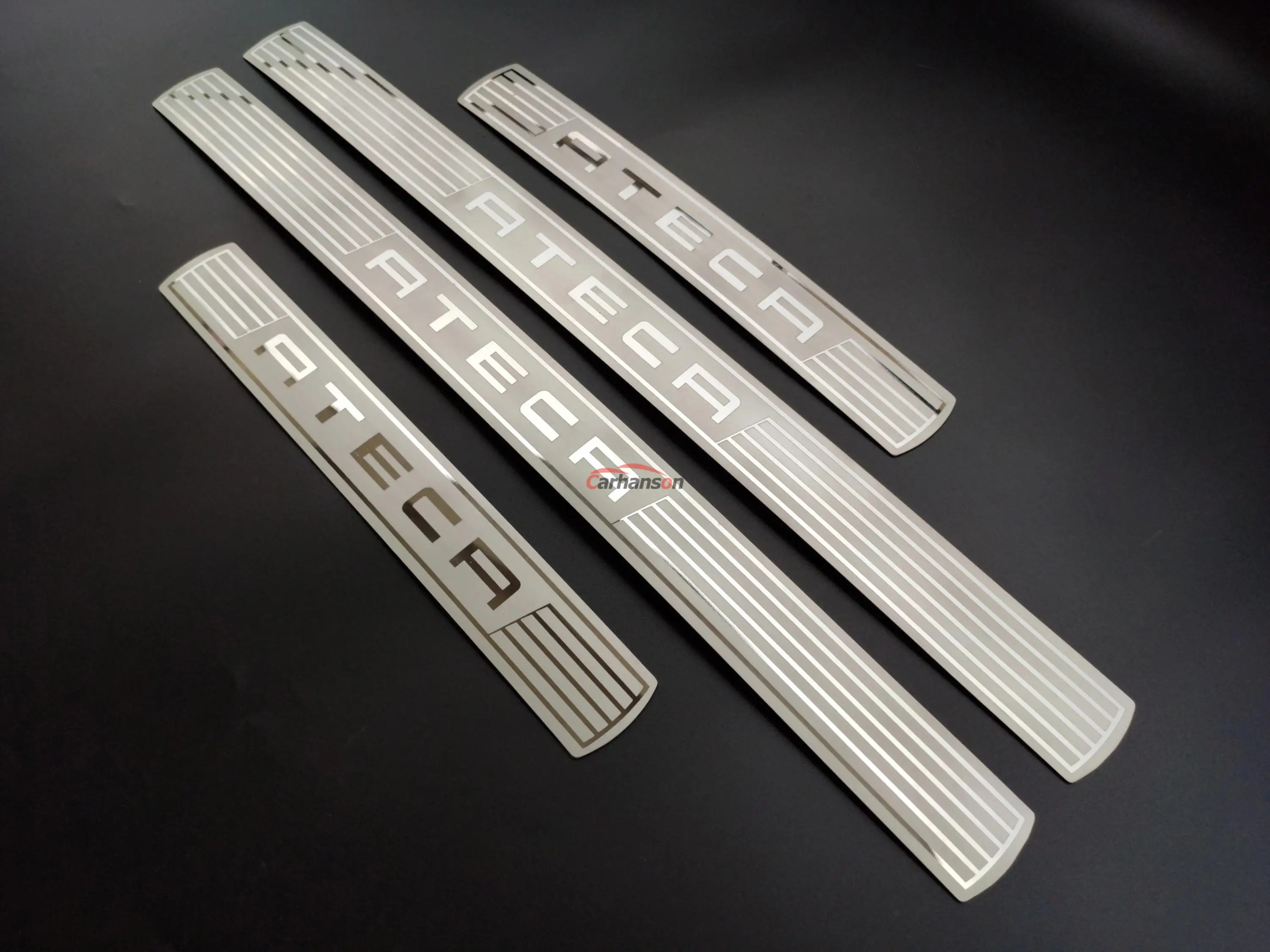 

For Car Styling Seat Ateca Accessories 2016 2017 2020 Reference Style Xcellence FR Door Sill Scuff Plate Auto Protector Sticker