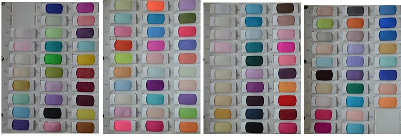 Tulle color chart