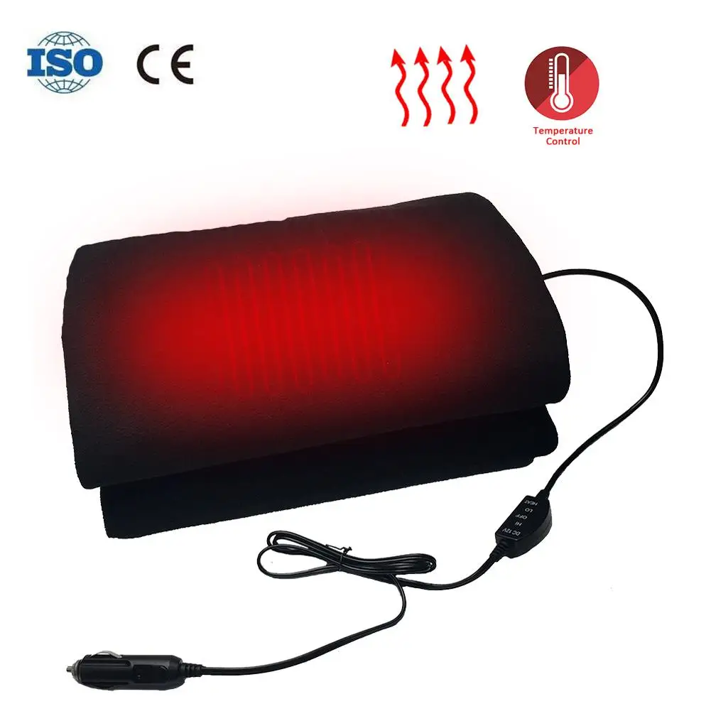 150*100cm 12V Car Heating Blanket Lattice Energy Saving Warm Auto