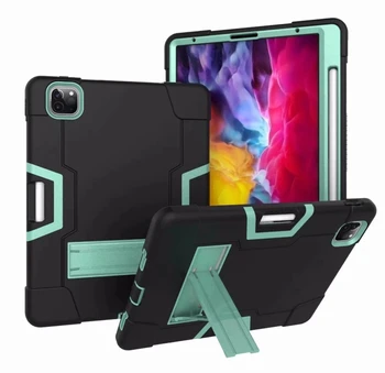 

Heavy Armor Shochproof Kids Silicone Cover with Pencil Holder Case for iPad Pro 11 2020 2018 1st 2nd 11" Shell