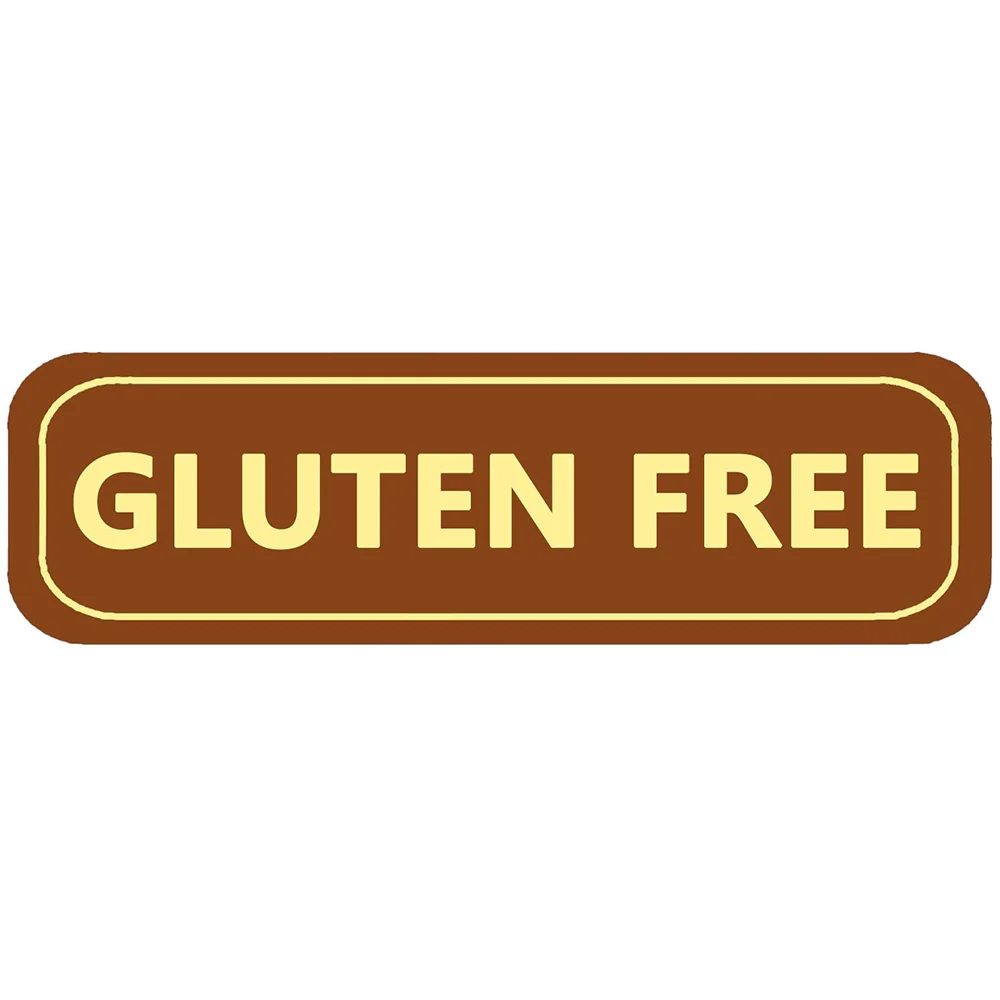 Gluten Free Labels Food Rotation Stickers Food Allergies Warning Label Stickers for Food Package,2x0.5 Inch,500 Pcs Per Roll