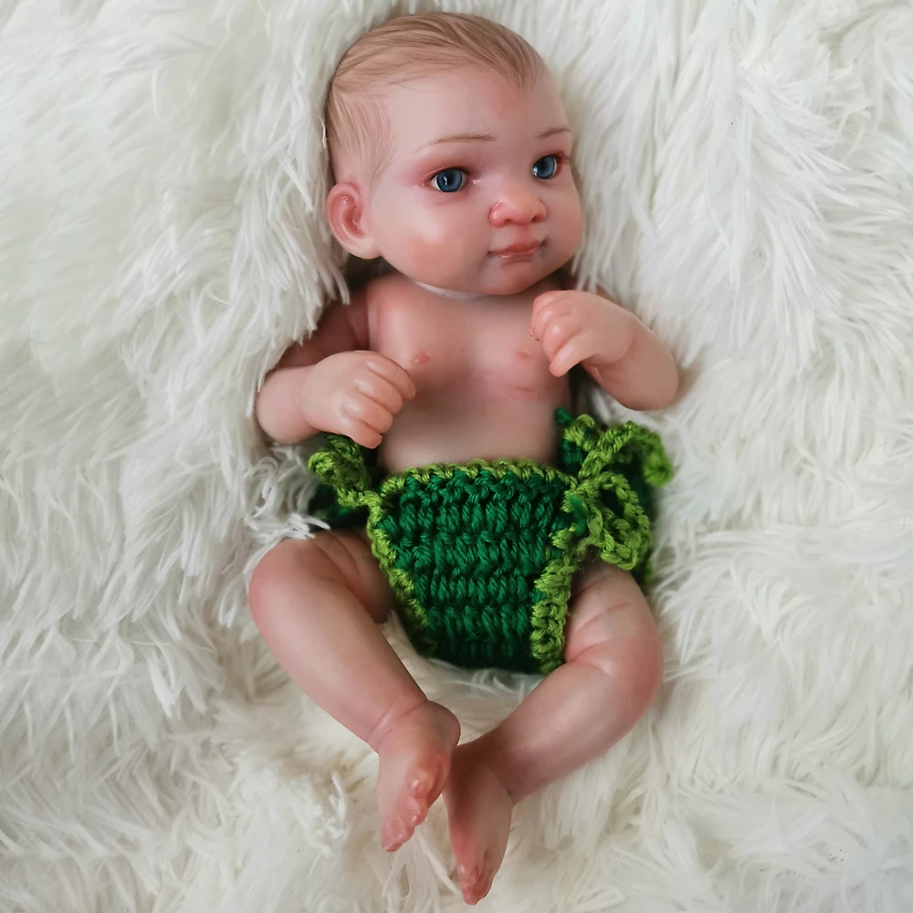 OtardDolls 10 дюймов Reborn baby doll картина ручной работы волос мини Bebe Кукла Новорожденный bonecas Игрушки для девочек подарок на день рождения