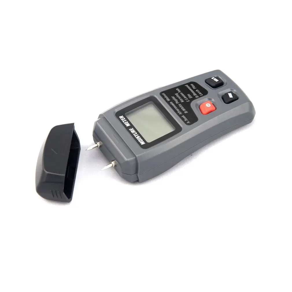 EMT01 Two Pins LCD Digital high-precision Wood Moisture Meter 0-99.9% Wood Humidity Tester with Large LCD Display