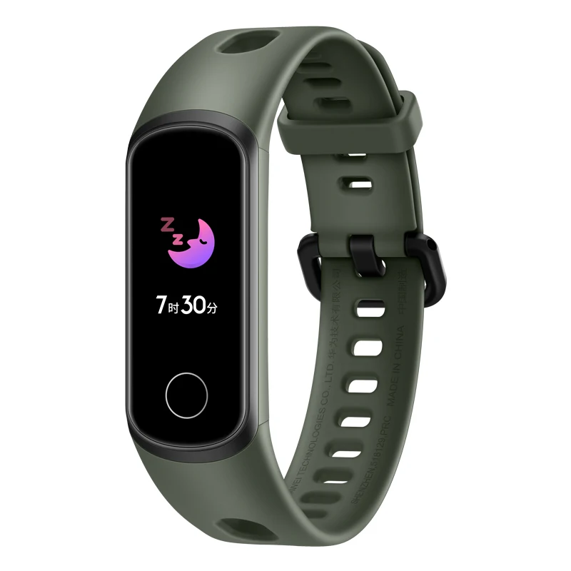 Браслет Honor Band 5i, умный браслет, зарядка через usb, контроль музыки, контроль уровня кислорода в крови, спортивный фитнес-браслет, бегущий трекер - Цвет: Olive green