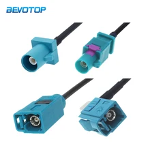 

Universal Fakra Z Male / Female RAL5021 Neutral Coding RG174 Cable Auto Car Navigation GPS Antenna Extension RF Coaxial Pigtail