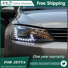 Фары для автомобиля VW 2011- Jetta GLI MK6 DRL дневные ходовые огни Светодиодный Биксеноновая лампа Противотуманные фары, аксессуары для автомобиля