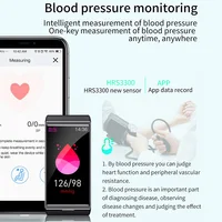DM12 1.91"HD 2.5D Curved Screen Smart Bracelet IP68 Wateroroof Heart Rate Blood Pressure Monitor Smart Watch Fitness Tracker Men - Image 4
