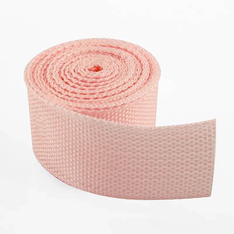 2 Pink 20mm 100 ярдов/партия 20 мм 15 цветов полипропиленовый ленточный ремень для рюкзака поводок ошейник и поводки DIY ремесло - Цвет: 2 Pink 20mm