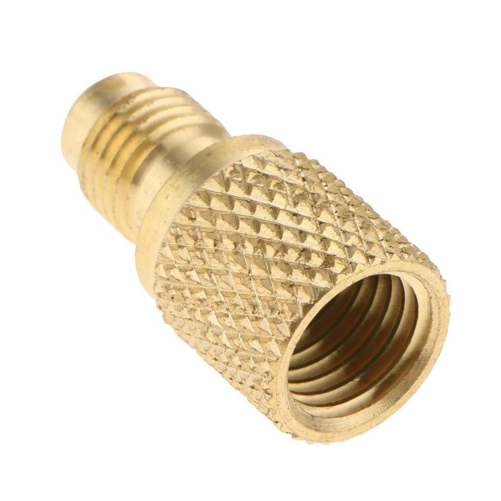 

R134A Refrigerant Tank Adapter Connector Cooling System 1/2 ACME 1/4 SAE