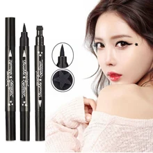 Stamp Eyeliner Double Head Design Long Lasting Waterproof Smudge-Proof Seal Eyeliner