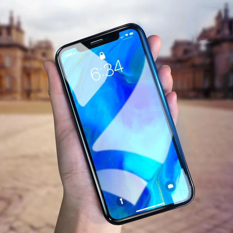 9H закаленное стекло для iPhone Xs Max Xr X 6 6S 7 8 Plus полное покрытие Защита экрана |