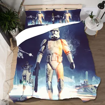 

Star Wars Duvets and Linen Bed Linen Set Comforter 3D Bedding Set Luxury Couple King Size Bed Linen Sets For Hotel Home Textiles