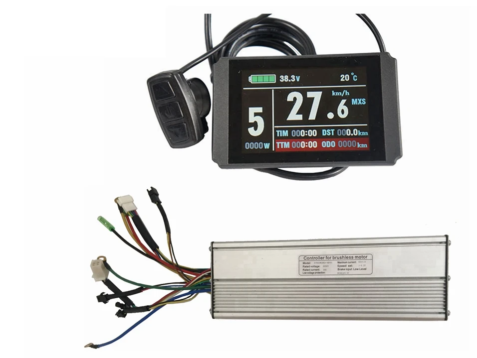 60V 60A с бесщеточным двигателем постоянного тока мотор контроллер + KT-LCD8H LCD3 LED900