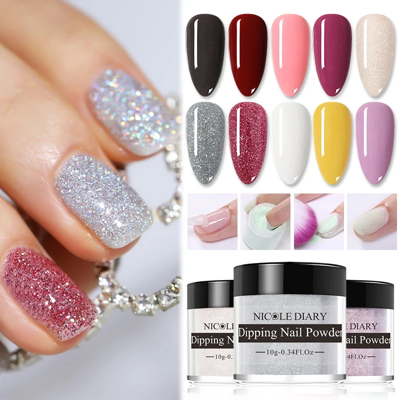 Николь дневник 10ml акриловый порошок натуральный сухой длинный ногти | Красота и