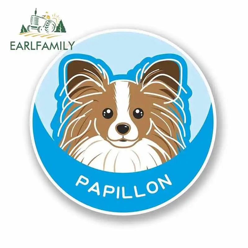 EARLFAMILY 13 см x 12 9 для бабочек непрерывная игрушка спаниель собака тонкая наклейка