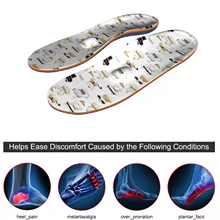 

Cartoon sports soles, universal heel orthopedic pads, plantar fasciitis, plantar arch support, orthopedic insoles