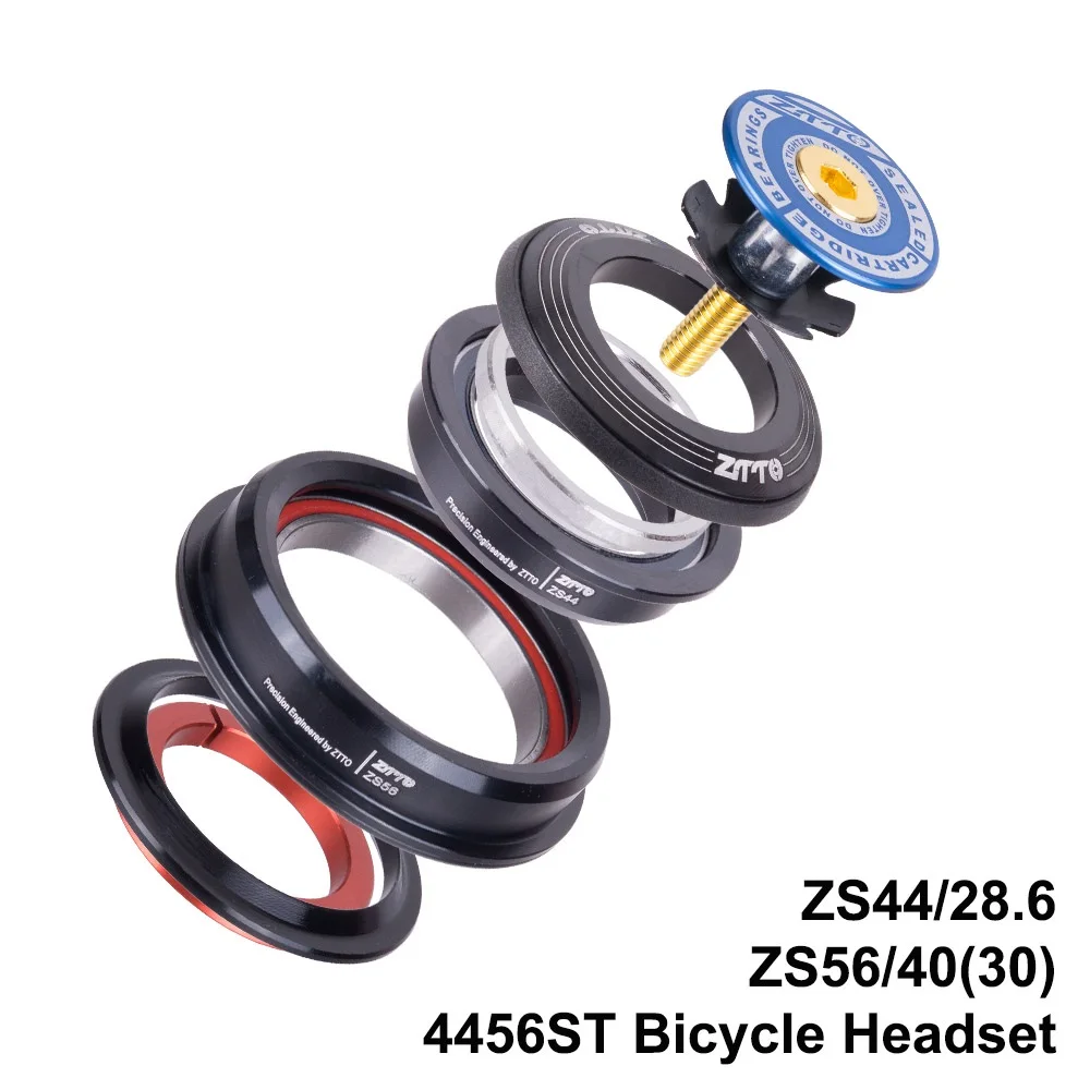 

MTB Road Bicycle Internal Headset 44mm 56mm CNC 1 1/8"-1 1/2" 1.5 Tapered 28.6 Straight Tube fork Internal 44 56 Headset 4456ST