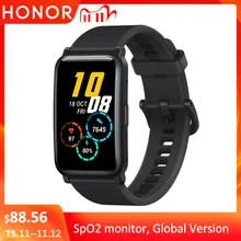 Honor – montre connectée ES Watch, écran amoled de 5.1 pouces, Bluetooth 1.64, moniteur de fréquence cardiaque, 5atm, Version globale