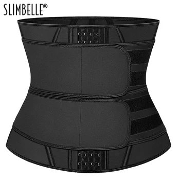 

Latex Women Waist Body Shaper Slimming Belt Trimmer Belt Body Shaper Abdominal Trainer Corset Sports Girdles Tummy Waist Cincher