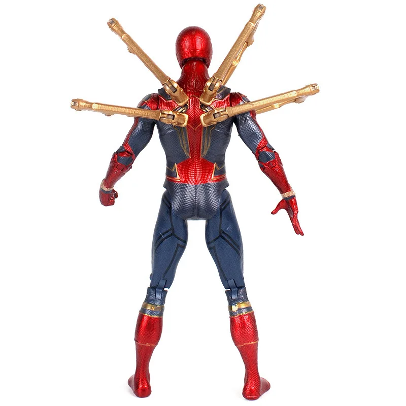 Koop Hot Toys Marvel Avengers Infinity War Iron Spider Spiderman Action Figure PVC Spider Man Figuur Collectible Model Toy 17cm