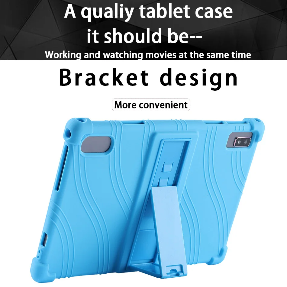 phone and tablet stand SZOXBY For Soft Silicon Case Alcatel 1T 2020 3T 2020 Stand Adjustable Tablet Cover Alcatel 3T 10 Protect Shell Back Protective tablet holder for car