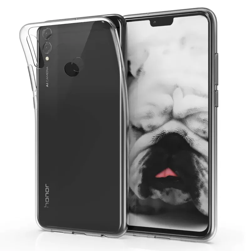 Силиконовый чехол для Huawei Honor 8X 8A 8C 8S 9x Pro TPU мягкий телефона кристально чистый Y7 Y9