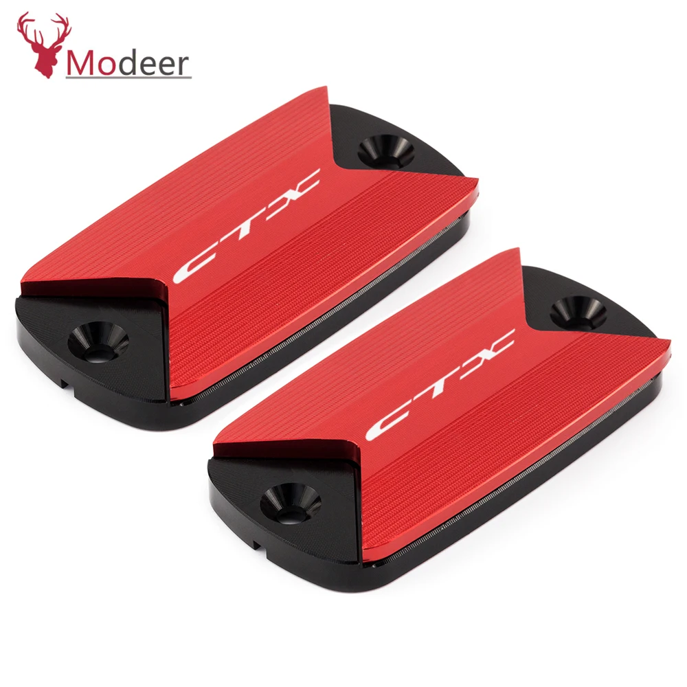 Motorcycle CNC Aluminum Front Brake Oil Fluid Reservoir Cover Cap For Honda CTX 700 700N 1300 CXT700 N CTX1300 2014 2015 2016 (8)