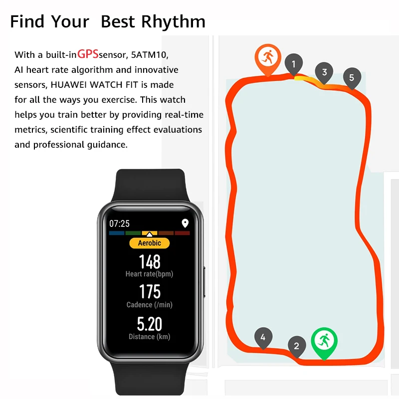 Global Version HUAWEI Watch FIT Smart Watch GT 1