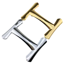 H Brass Buckle For Men Belt High Quality Copper Plated Stainless Steel Material Accessories For Men Women