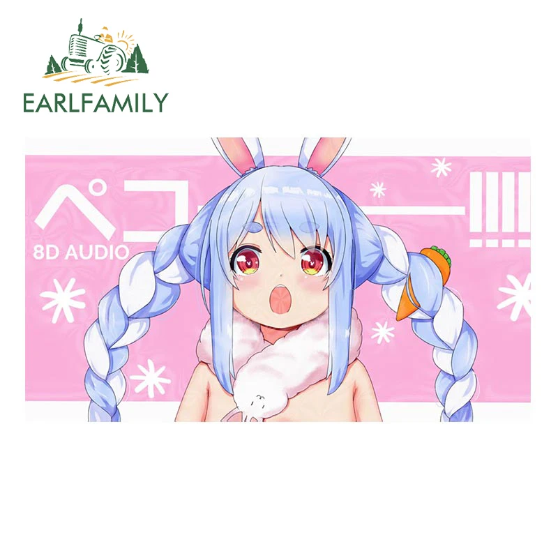 Earlfamily 13Cm X 7.3Cm Per Usada Pecora Hololive Adesivi Per Auto Decalcomanie Alla Moda Impermeabili Decorazione Semplice Per Veicoli Portatili