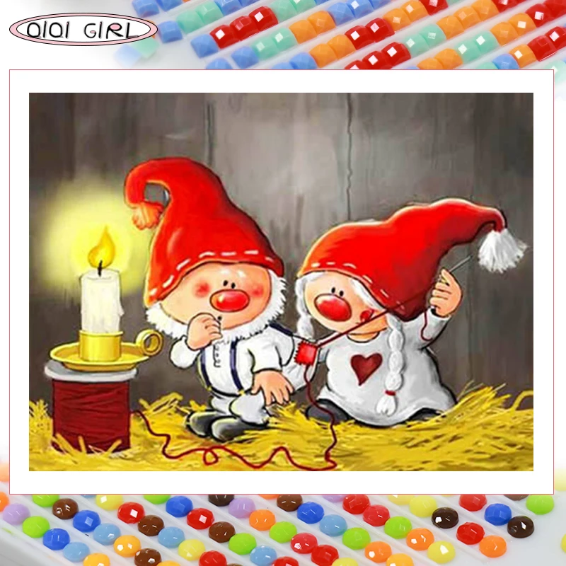 QIQI GIRL new полный набор для алмазной живописи DIY Вышивка мозаика квадратный круглый