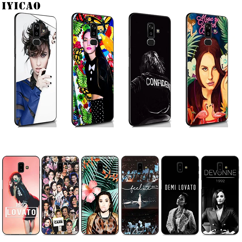 Demi Lovato Singer Soft Case for Samsung Galaxy J8 J6 J4 A2 Core 2018 Plus Prime |