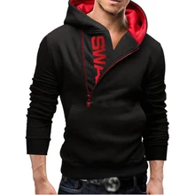 Männer Fußball Trikots Zipper Brief Drucken männer Oberbekleidung Herbst Winter Männer Sportswear Fitness Sweatshirts Oberbekleidung 4XL