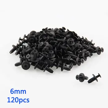 

Trim Plastic Rivets Car Bumper Push Pin 120Pcs Accessories Replacement