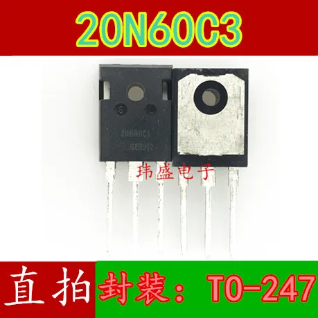 10 шт./лот 20N60C3 20N60 TO-247