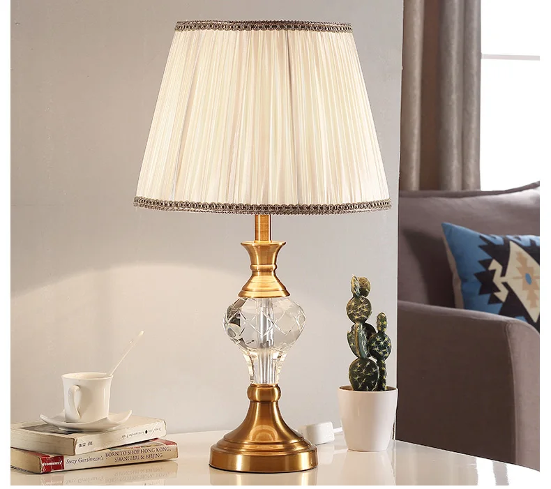 Modern Silver Led Table Lamp Bedroom Bedside Decor Light Creative Stacked Square Crystal Table Light Bedside luminaria de mesa