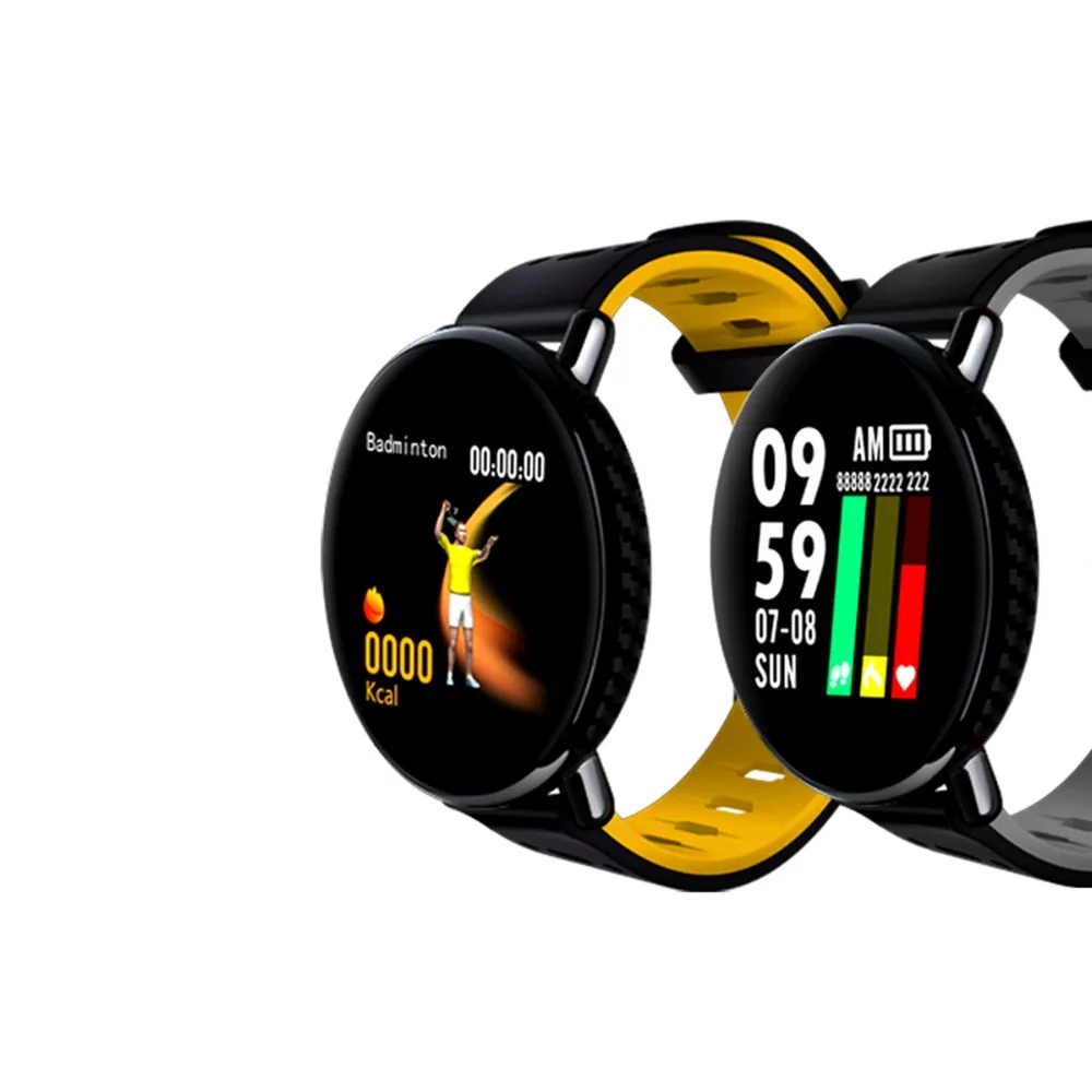 

696 K1 Smart Watch IP68 Waterproof IPS Color Screen Heart Rate Monitor Fitness Tracker Sports Smartwatch for IOS Android