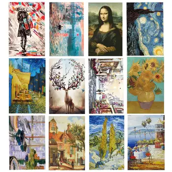 

150PCS Casing Of The Puzzle Card Puzzle Mini Puzzles Beautiful Jigsaw Puzzle Paper Decroration Game Bedroom