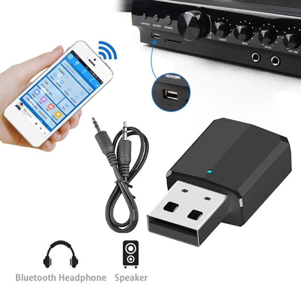 ZF-169 2 в 1 USB беспроводной Bluetooth аудио адаптер ТВ ПК приемник передатчик