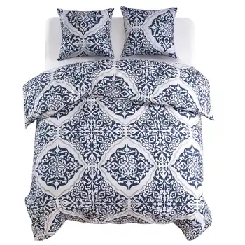 

Vidaxl part. Bedding Set classic 240x220/60x70 cm Navy blue