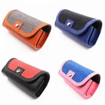 

Wear-resistant PU Leather Woven Cloth Protective Cover Storage Bag Carrying Case for IQOS 3.0 Accessories