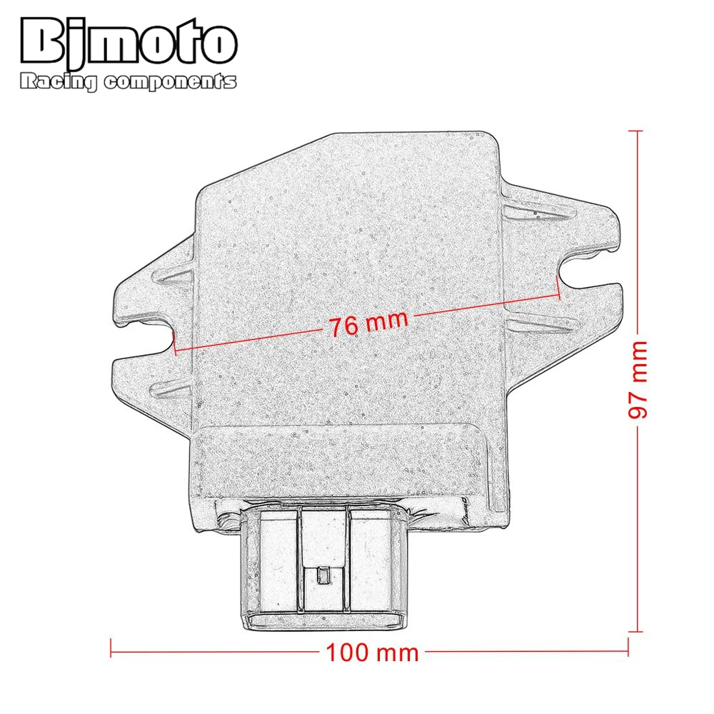 BJMOTO мотоцикл 515176364 РЕГУЛЯТОР выпрямитель для Skidoo Summit 800 R SP Carb L/C 11 MX Z 500 SS TNT Carb 08 Lynx Rave 550