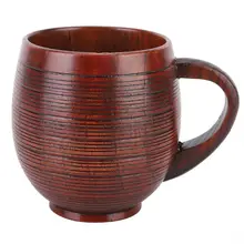 Деревянная чашка для воды инновационный стиль чашка для воды кружка с ручкой молоко кофе чай чашка