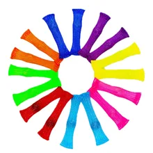 Jouets sensoriels boule de marbre pour autisme tdah, thérapie de l'anxiété, soulagement du Stress EDC, main Fidget, maille tressée, facile à plier avec marbre