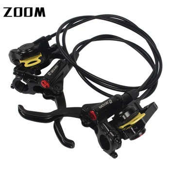 

ZOOM HB875 Mountain Bike Hydraulic Disc Brake Lever Front 750mm / Rear 1350 mm For MTB Road Bike Disc Brake Clamp Brake Pads